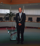 SP-0736 Mr. J.J.P.M. Asselbergs. Burgemeester van Zierikzee (1987-1996) en van Schouwen-Duiveland (1997-2008). Foto ...