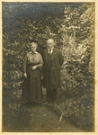 SP-1122 Locatie onbekend. Dominee Cornelis Waardenburg (1870-1939) samen met zijn vrouw Hillegonda Harmanna Dijken ...