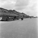STO-0588 Westenschouwen. Strand in de omgeving van Toledo's pad, na de ravage van de storm van juli 1957.
