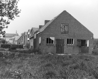W-0252 Burgh-Haamstede. Sluispad. Schuur van voorheen boerderij A. Malipaard.
