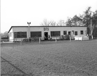 W-0256 Burgh. Leliëndaleweg. Sportpark Van Zuijen. Kantine/kleedaccommodatie voetbalver. DFS (Door Fusie Sterk).