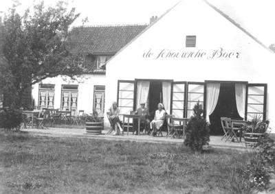 W-0540 Nieuw-Haamstede. Torenweg. Hotel Café-Restaurant De Schouwse Boer .