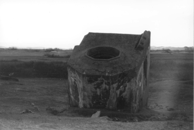 W-0800 Haamstede. Nabij de Maireweg. Tobruk -bunker type 58 C.