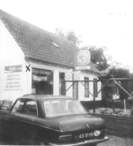 W-1054 Westenschouwen. Westenschouwenseweg 14. Café -Cafétaria 't Praathuis , omstreeks 1960 gesticht als De ...