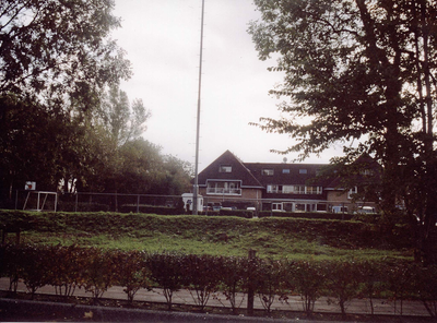 W-1727 Westenschouwen. Hogeweg. Hotel / De Ark / asielzoekerscentrum (COA); thans (2008) gesloopt.