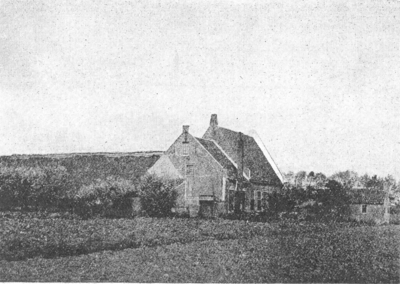 WA-0584 Haamstede. Boumansweg (tegenwoordig Dapperweg). Oude boerderij.