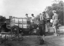 X-1399 Haamstede Kampeerterrein De Duinhoeve Boer en boerin Pimmelaar ontvingen de kampeergasten op een ongerepte ...