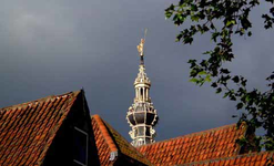 X-3524 Zierikzee. Toren stadhuis Meelstraat.