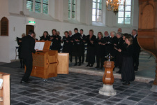 X-5697 Dreischor. Ring. Nederlands Hervormde Kerk (Adriaanskerk). Opening opgeknapte grafkapel met gerestaureerde ...