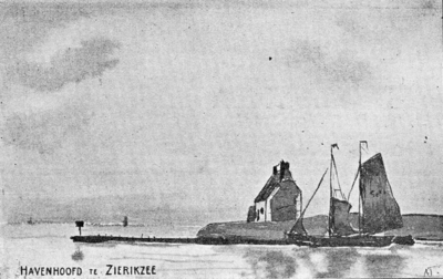 ZM-0573 Zierikzee. Huis op het West Havenhoofd (1602-1943).