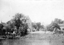 ZM-1558 Zierikzee. Noordhavenpoort, gezien vanaf de Vissersdijk.