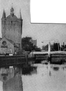 ZM-1939 Zierikzee. Zuidhavenpoort met ophaalbrug