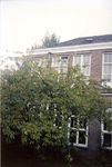 ZM-2184 Zierikzee. Manhuisstraat. Rijks Scholengemeenschap Professor Zeeman (gebouwd als Rijks H.B.S.). Achterzijde.