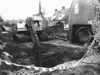 ZS-1919 Zierikzee. Zuidwellestraat. Aanleg nieuwe riolering.