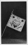 ZZE-1301 Zierikzee. Vaandel of vlag van Gymnastiekvereniging Rust Roest, opgericht in 1919. De oprichtingsdatum staat ...