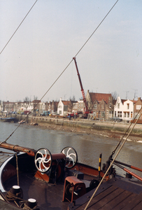 ZZG-1934 Zierikzee. Nieuwe Haven. Herstel van kademuur vanaf Zuidhavenpoort tot aan ’t Luitje