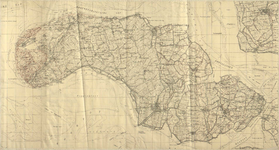 THA-0135 Topografische kaart van Schouwen-Duiveland.