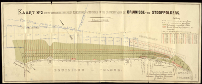 THA-0194 Kaart no. 2 der te verpachten perceelen schelpdieren-visscherij op de slikken voor Bruinisse-Stoofpolders.. ...