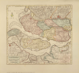 THA-0268 Zuid-Holland en Zeeland. Tirion-kaart uit 1748 van de Zuid-Hollandse eilanden en de noordoostkant van ...
