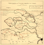 THA-0322 Rijkswegenplan en Provinciaal wegenplan voor Zeeland.. Kaart van de provincie Zeeland met daarop aangegeven de ...