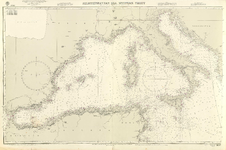 THA-0427 Mediterranean Sea - Western Sheet. Compiled from the most recent surveys, 1880.. Hydrografische kaart van het ...