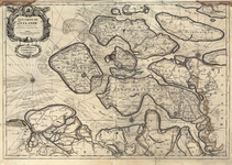 THA-0547 Le Comté de Zeelande. Kaart van Zeeland en het omliggende gebied. Latere uitgave van de kaart, oorspronkelijk ...