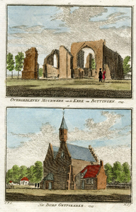 THA-1599 Buttingen en Grijpskerke op een blad.