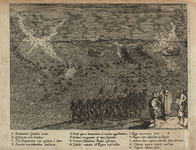 THA-1683 Transmissio Zelandici maris, Requesenio Gubernatore 1575.. Doorwading van het Zijpe vanaf St. Philipsland ...