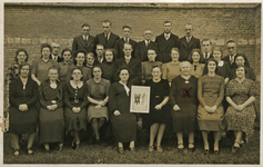 A-13346 Brouwershaven. Leden van het Hervormd Kerkkoor t.g.v. het vijf jarig bestaan 1937-1942