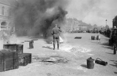 A-9552 Zierikzee. Havenplein. Demonstratie t.g.v. de viering van 25 jaar Vrijwillige Brandweer Zierikzee door de firma ...