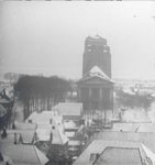 O-0761 Zierikzee. Wintergezicht vanaf het stadhuis richting Sint Lievens Monstertoren.