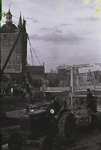 RK-1478 Zierikzee. Watersnoodramp 1953. Engelsekade. Afvoer kadavers.