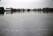 RK-1627 Zierikzee. Watersnoodramp 1953. Gezicht op Zierikzee vanaf de Oudeweg.