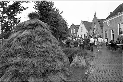 BE-1329 Dreischor. Dorpsring. Sinds de 80er jaren wordt in Dreischor jaarlijks in augustus de Vlasdag gehouden.