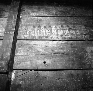 BE-2581 Zierikzee. Mol. 's Gravensteen. Interieur voormalige stadsgevangenis met houten celwanden waarin gevangen ...