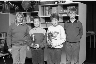 JVH-1117 Bruinisse. Christelijke basisschool Op Dreef , Molenstraat. Snelschaakkampioenschap voor basisscholen op ...