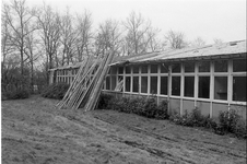 JVH-1751 Zierikzee. Van Veenlaan. Sloop leegstaande gebouwen van Rijkswaterstaat