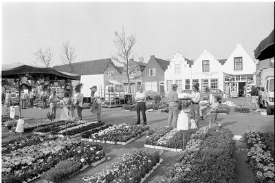 JVH-1832 Zierikzee. Balie. Geraniummarkt op initiatief van de vereniging Groei en Bloei