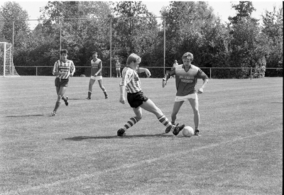 JVH-2141 Zierikzee. Lange Blokweg. Sportpark Den Hogen Blok Voetbalvereniging Mevo viert haar 40-jarig jubileum met een ...