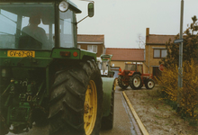 900073 Boerenprotest te Sas van Gent naar aanleiding van het veranderd landbouwbeleid