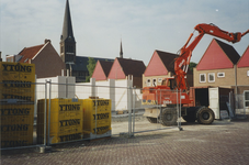 960124 De bouw van nieuwe woningen aan de Kleine Markt te Sas van Gent