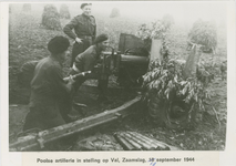 2387 Poolse artillerie in stelling op de Val bij Zaamslag