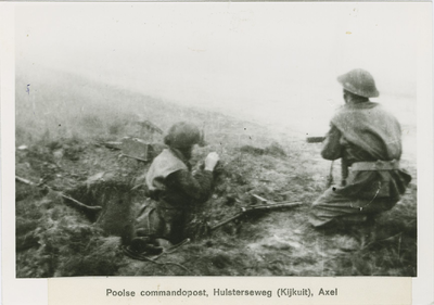 2393 Poolse commandopost aan de Hulsterseweg (Kijkuit) te Axel