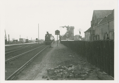 47 Station Axel van de spoorlijn Mechelen-Terneuzen aan de Buitenweg (spoorlijn opgeheven in 1951)