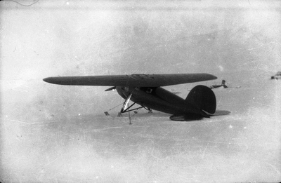 21.1-36 Lockheed Vega monoplane, het vliegtuig waarmee George Hubert Wilkins en Carl Ben Eielson in een recordtijd de ...