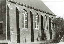 139 De zijgevel van de Nederlandse Hervormde kerk te Driewegen