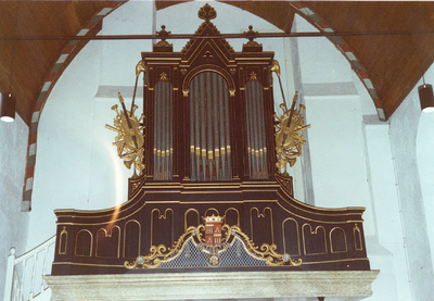 214 Het orgel in de Nederlandse Hervormde kerk te 's-Heer Abtskerke