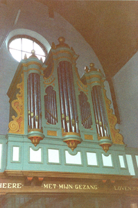 252 Het orgel in de Nederlandse Hervormde kerk te Hoedekenskerke