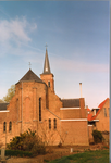 50 De achterzijde van de Rooms-katholieke kerk te Biervliet