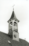 687 De dakruiter met uurwerk van de Nederlandse Hervormde kerk te Waterlandkerkje
